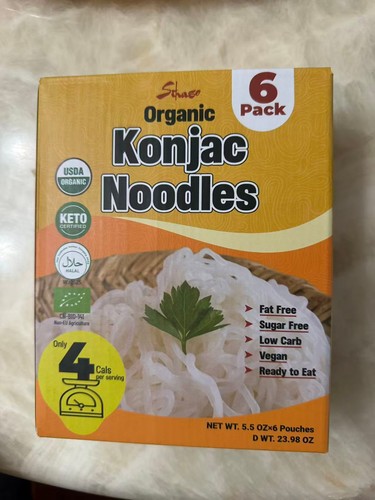 Organic konjac noodles - konjac,